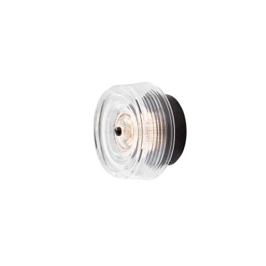 Glow Matt Svart Vegglampe
