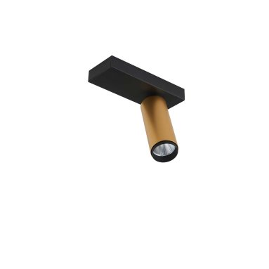 X-BEAM Single Gull/Svart Tak/Veggspot